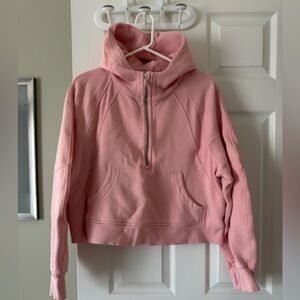 lululemon athletica Scuba Oversized Half-Zip Hoodie in Light Pink